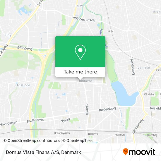 Domus Vista Finans A/S map