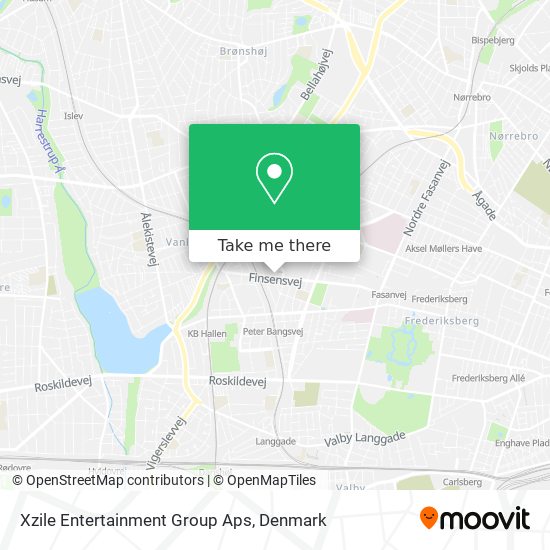 Xzile Entertainment Group Aps map