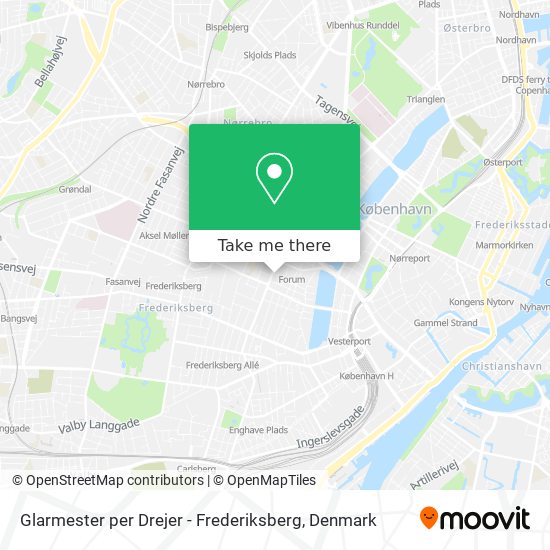 Glarmester per Drejer - Frederiksberg map