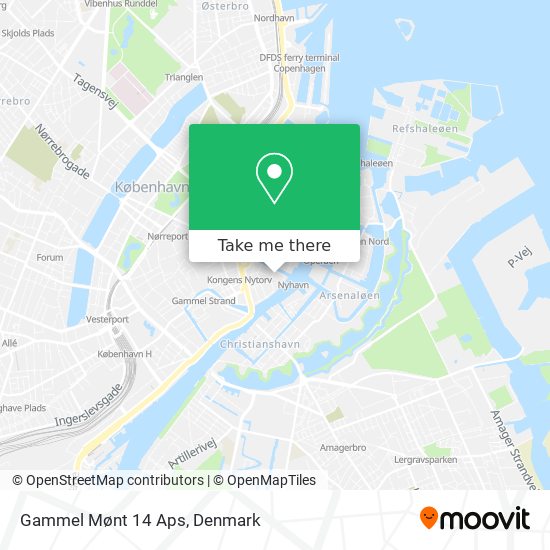 Gammel Mønt 14 Aps map