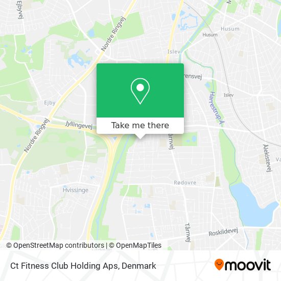 Ct Fitness Club Holding Aps map