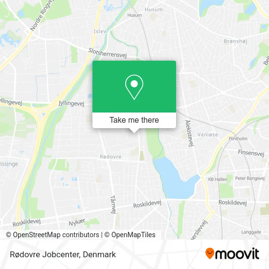 Rødovre Jobcenter map