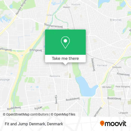 Fit and Jump Denmark map