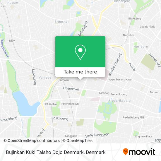 Bujinkan Kuki Taisho Dojo Denmark map