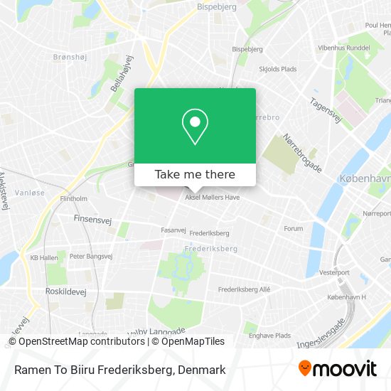 Ramen To Biiru Frederiksberg map