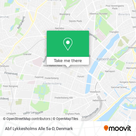 Abf Lykkesholms Alle 5a-D map
