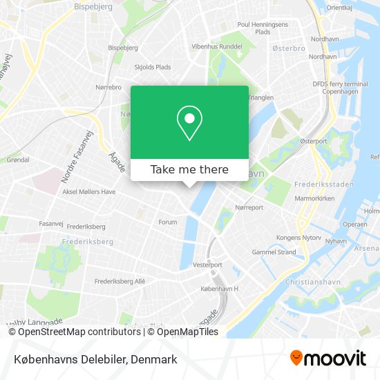 Københavns Delebiler map