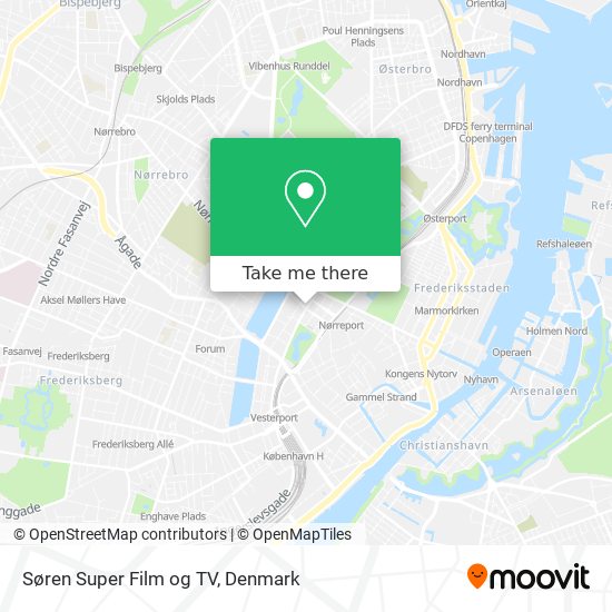 Søren Super Film og TV map