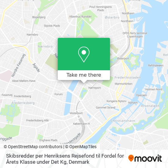 Skibsredder per Henriksens Rejsefond til Fordel for Årets Klasse under Det Kg map