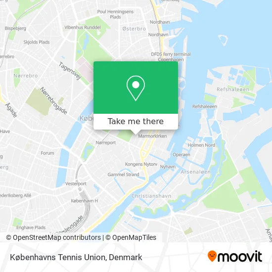 Københavns Tennis Union map