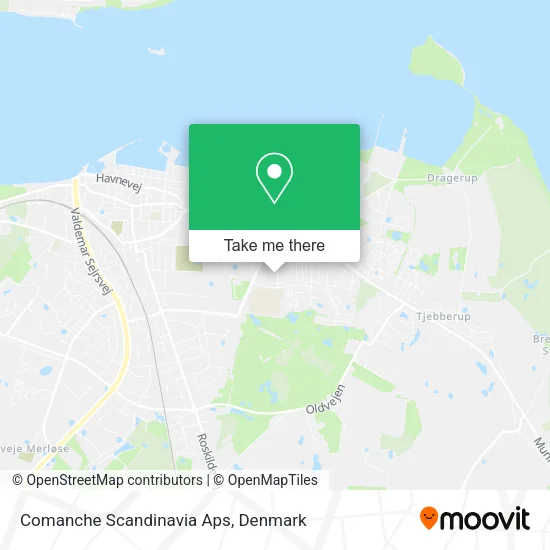 Comanche Scandinavia Aps map