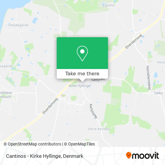 Cantinos - Kirke Hyllinge map