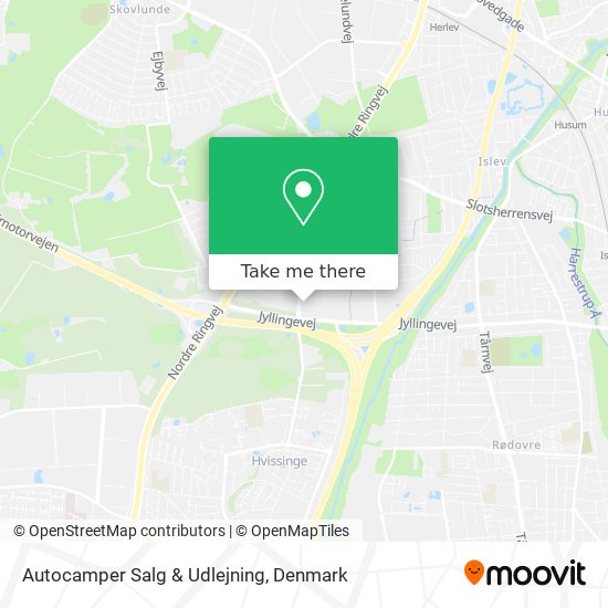 Autocamper Salg & Udlejning map