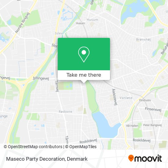 Maseco Party Decoration map