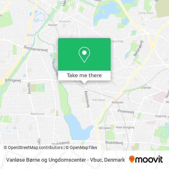 Vanløse Børne og Ungdomscenter - Vbuc map