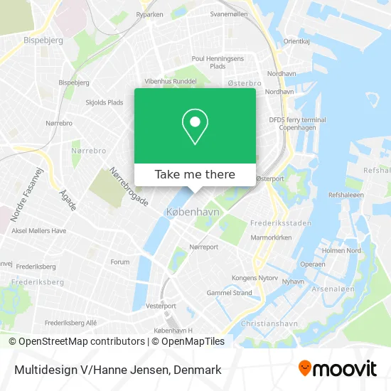 Multidesign V/Hanne Jensen map