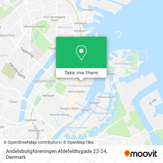 Andelsboligforeningen Ahlefeldtsgade 22-24 map