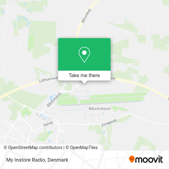 My Instore Radio map