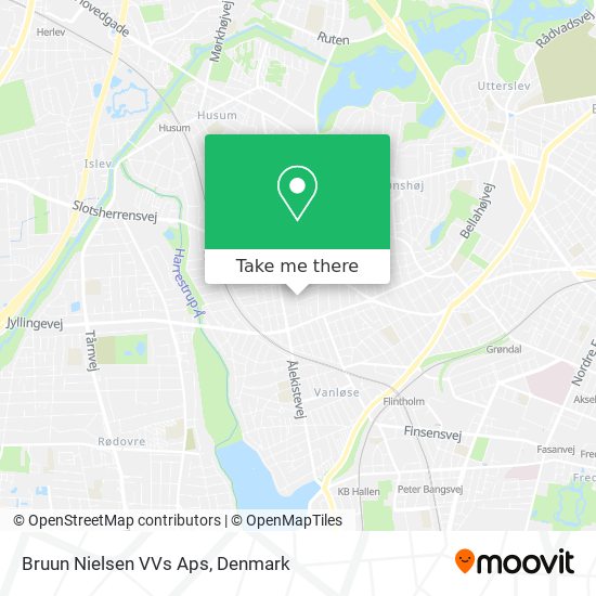 Bruun Nielsen VVs Aps map