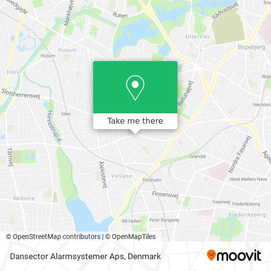 Dansector Alarmsystemer Aps map