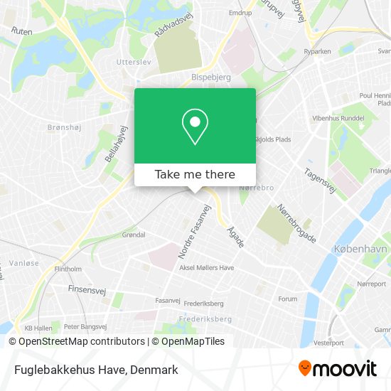 Fuglebakkehus Have map