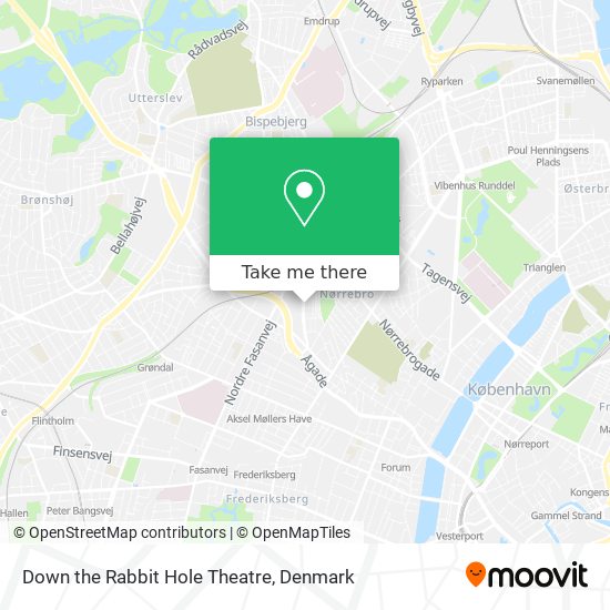 Down the Rabbit Hole Theatre map