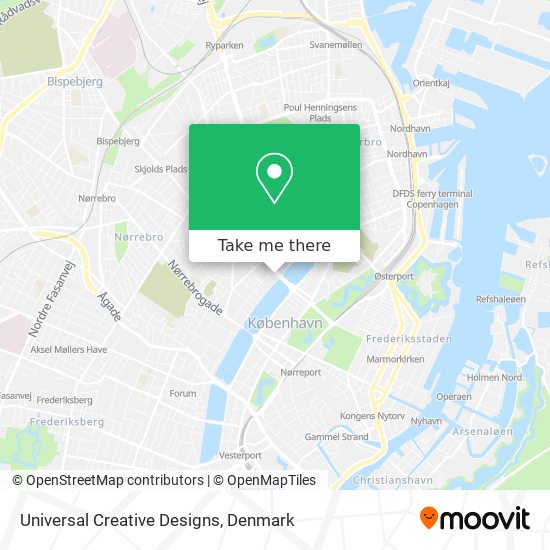 Universal Creative Designs map