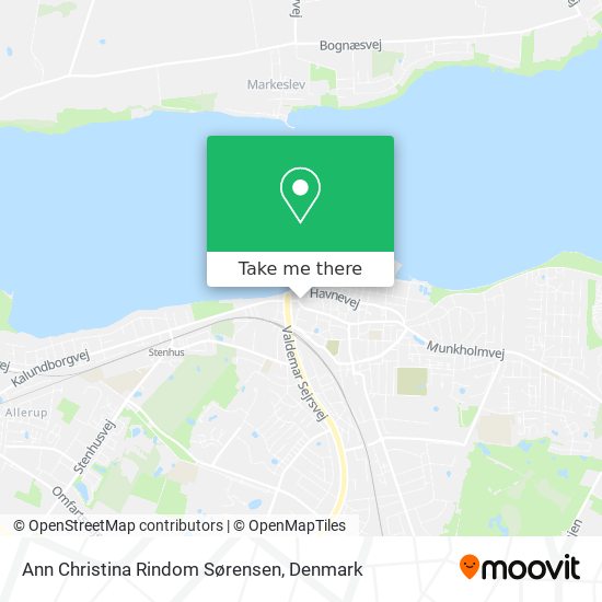 Ann Christina Rindom Sørensen map