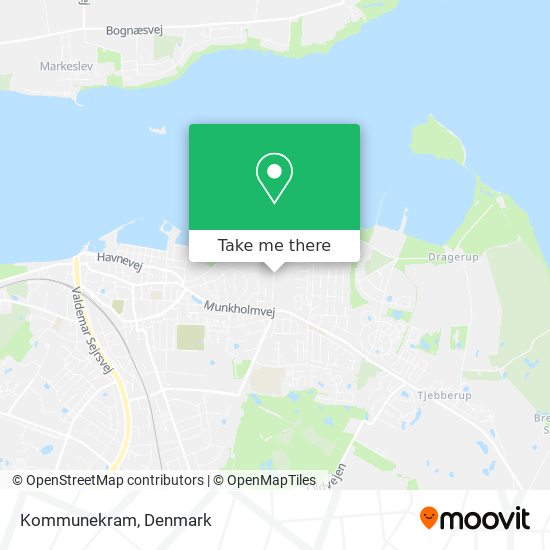 Kommunekram map