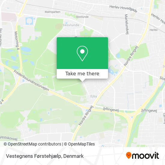 Vestegnens Førstehjælp map