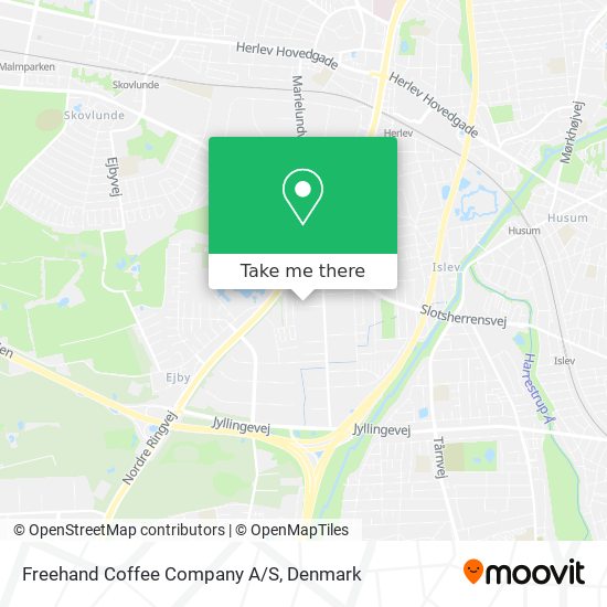 Freehand Coffee Company A/S map