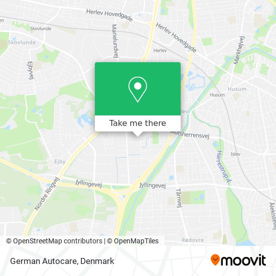 German Autocare map