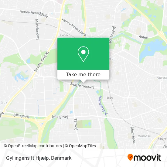 Gyllingens It Hjælp map