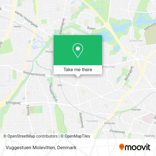 Vuggestuen Molevitten map