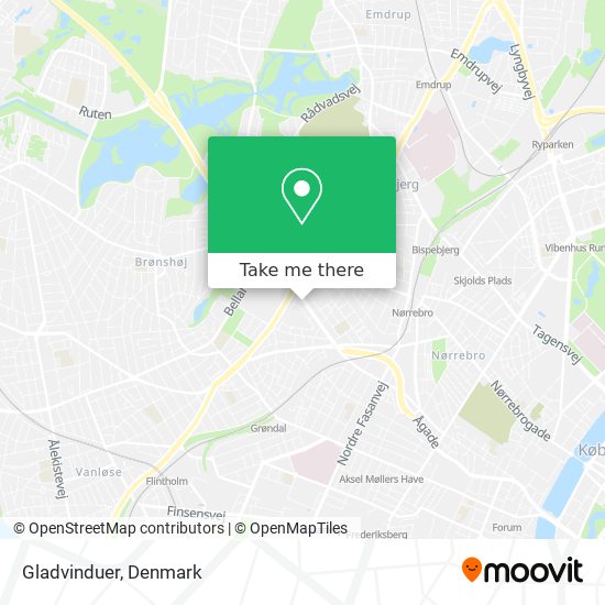 Gladvinduer map