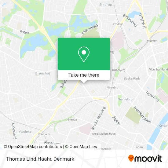 Thomas Lind Haahr map