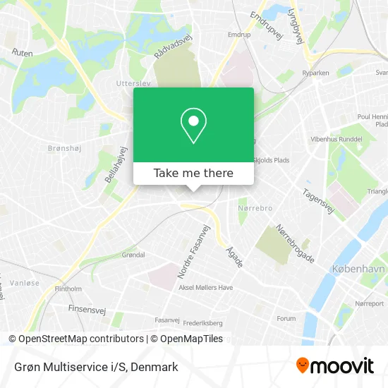 Grøn Multiservice i/S map