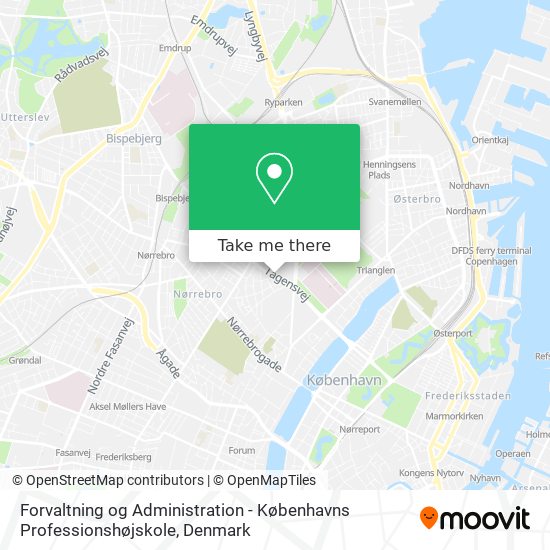Forvaltning og Administration - Københavns Professionshøjskole map