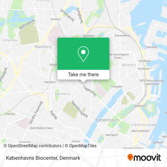 Københavns Biocenter map