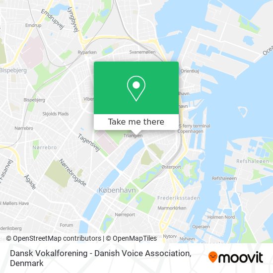 Dansk Vokalforening - Danish Voice Association map