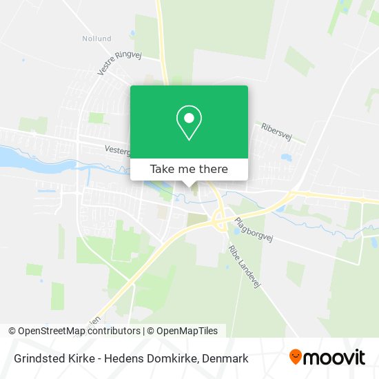 Grindsted Kirke - Hedens Domkirke map