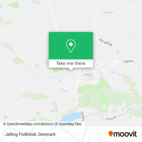 Jelling Fodklinik map