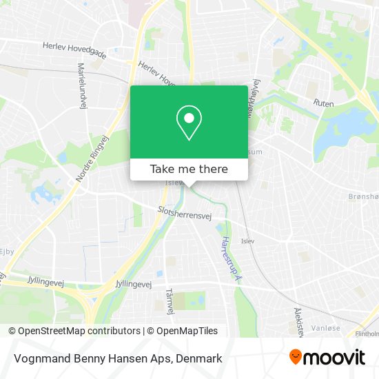 Vognmand Benny Hansen Aps map