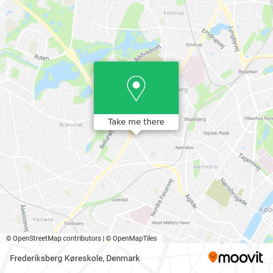 Frederiksberg Køreskole map