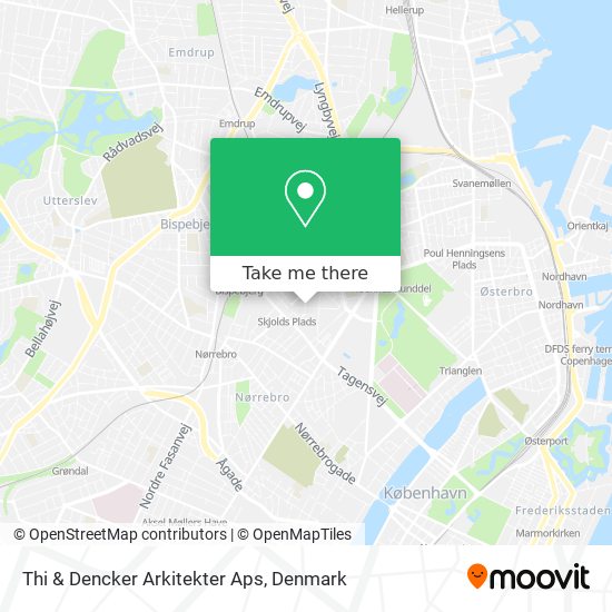 Thi & Dencker Arkitekter Aps map