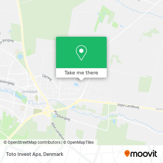 Toto Invest Aps map