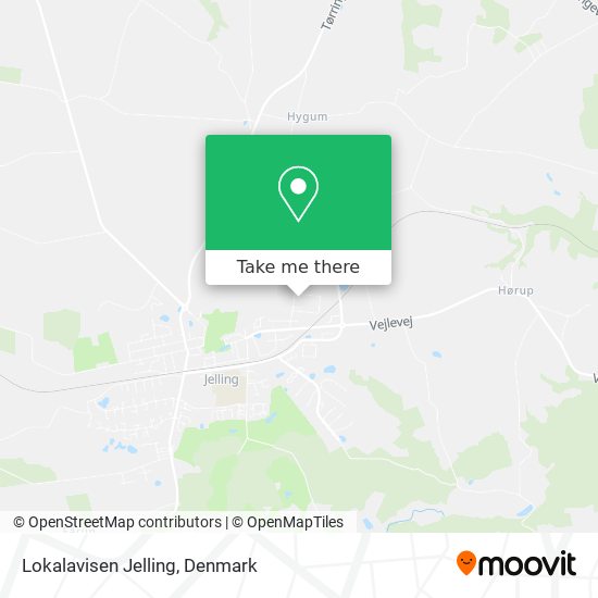 Lokalavisen Jelling map