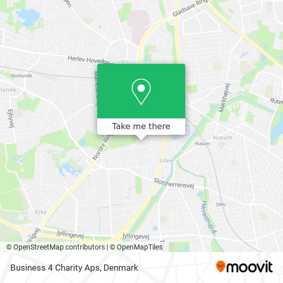 Business 4 Charity Aps map