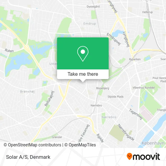 Solar A/S map