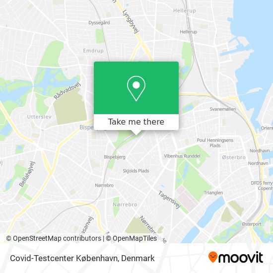 Covid-Testcenter København map